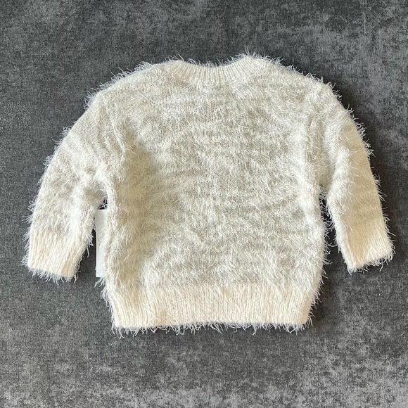 NWT Jessica Simpson Tan Zebra Sweater Set Size 12 Months - Picture 5 of 8